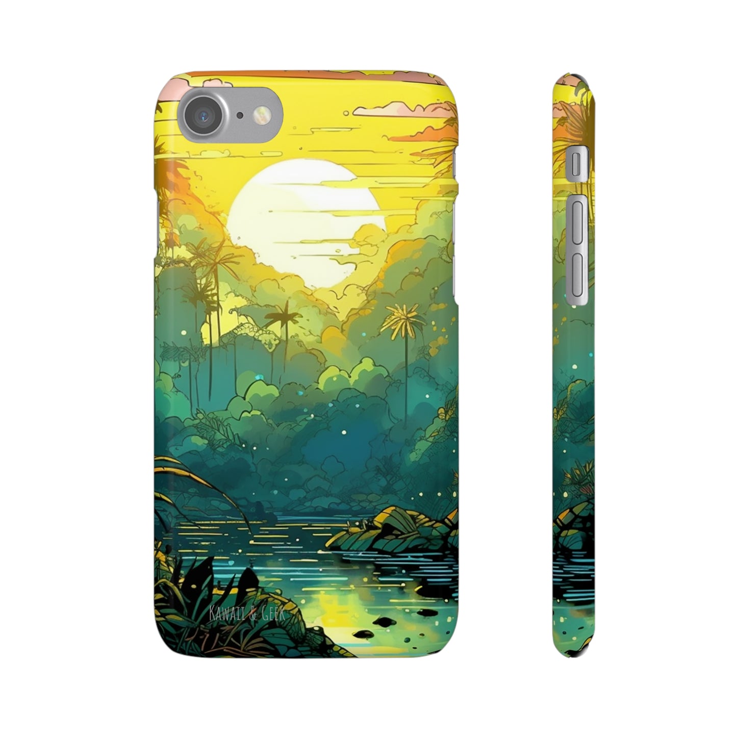 Rainforest at Sunset Phone Case - Capture the Serenity of Nature on Your Device