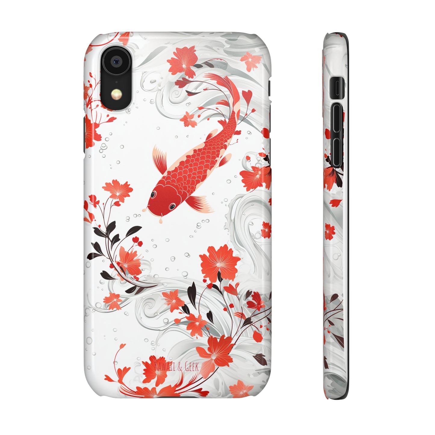 Elegant Koi: Premium Japanese Fish Phone Case