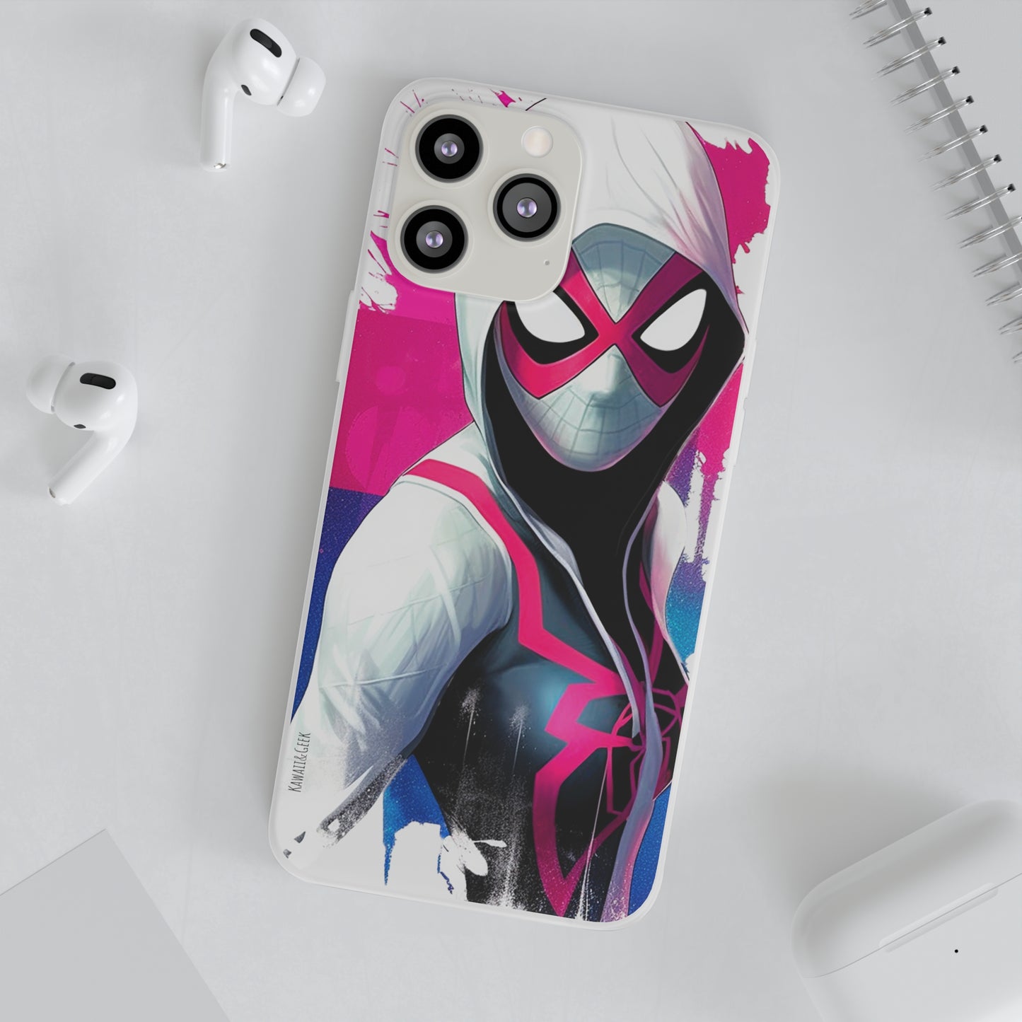 Spider Gwen in Flexi Phone Case - Add Some Colorful and Heroic Style to Your Phone