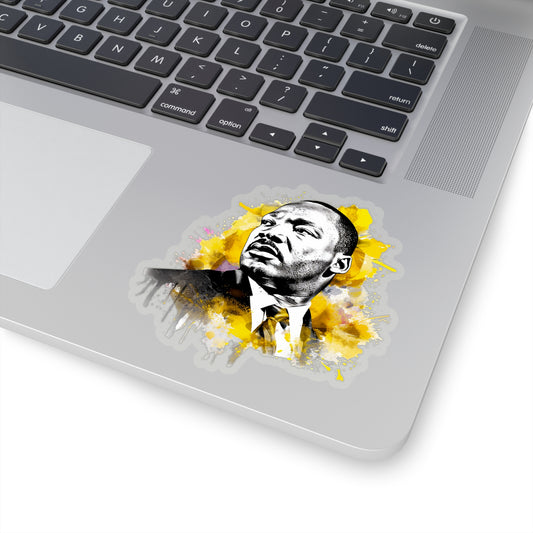 Martin Luther King Sticker - Inspire Change with Watercolor Reverence