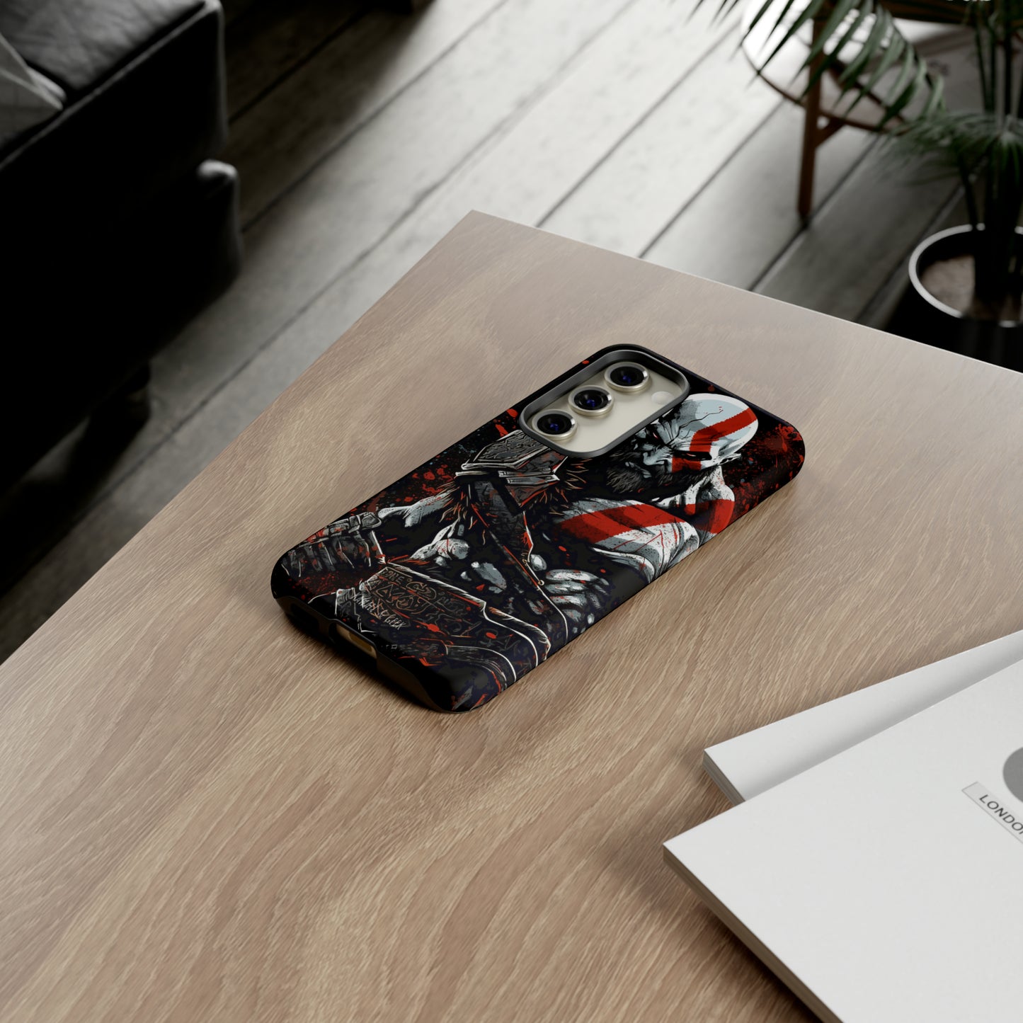Kratos Tough Phone Case - Unleash the Power of the God of War in Style