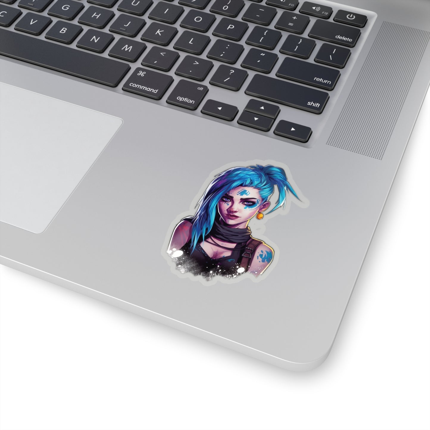 Jinx from Arcane Sticker - Add Some Colorful and Explosive Style to Your Tech - League of Legends