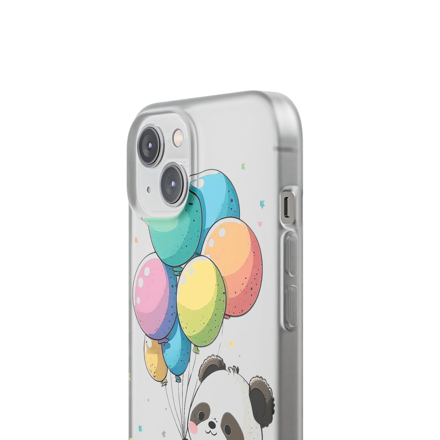 Cute Panda with Balloons flexi Smartphone Case - Add Some Adorable and Protective Style to Your Device