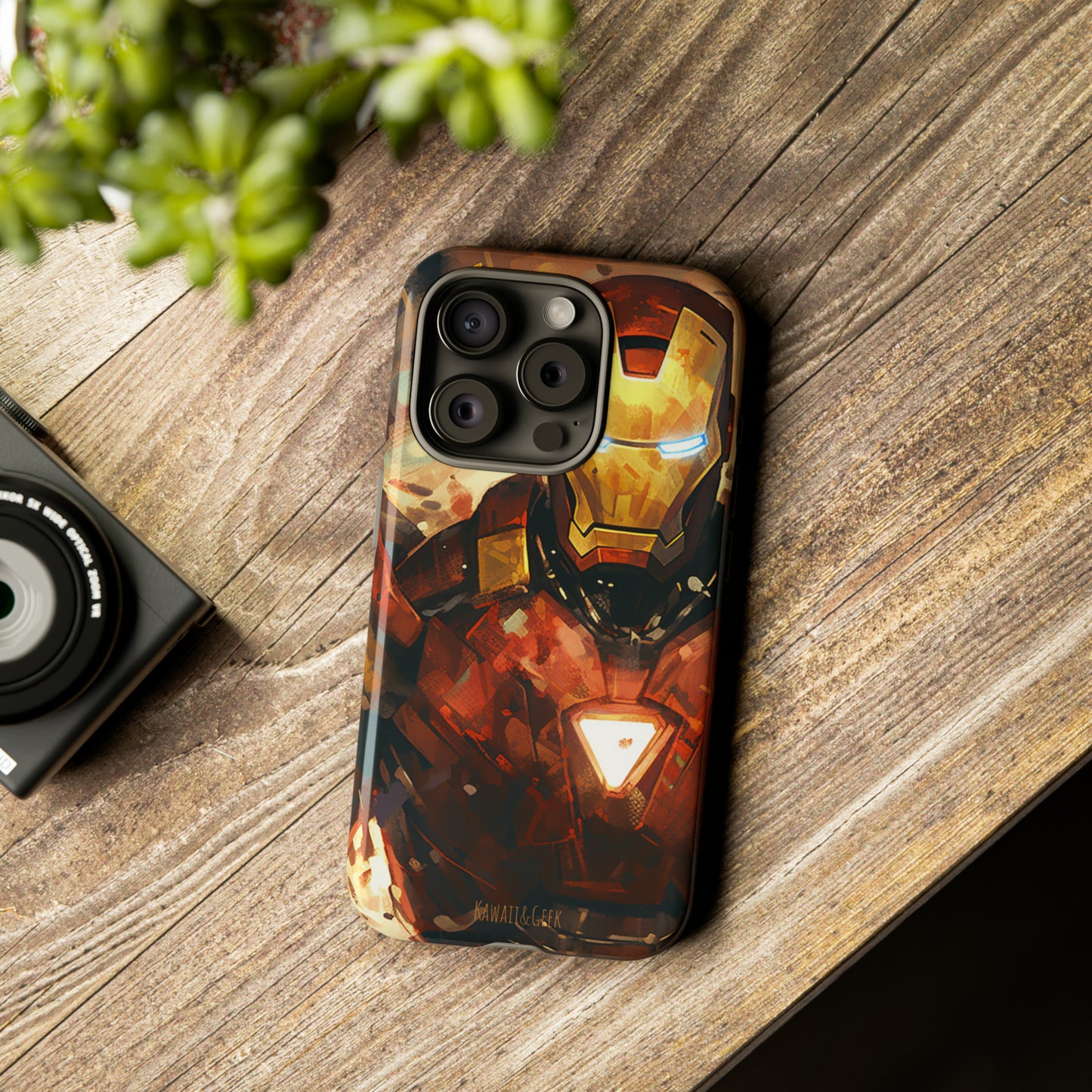 Iron Man Painting Tough Phone Case - Add Some Bold and Unique Style to Your Tech