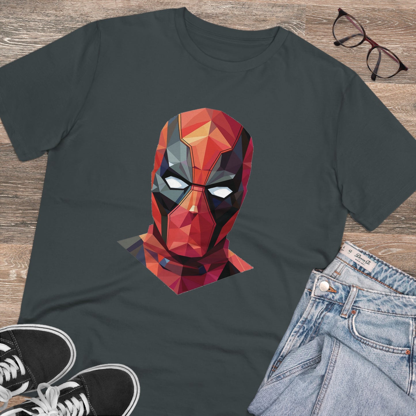 Deadpool Polygonal T-Shirt - Embrace Mercenary Style