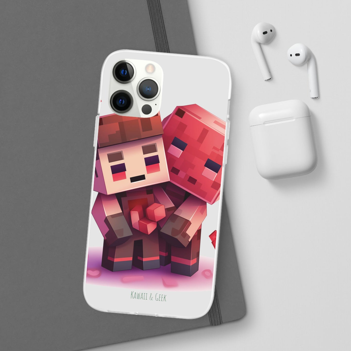 Phone Case - Lovers Minecraft Inspired Design