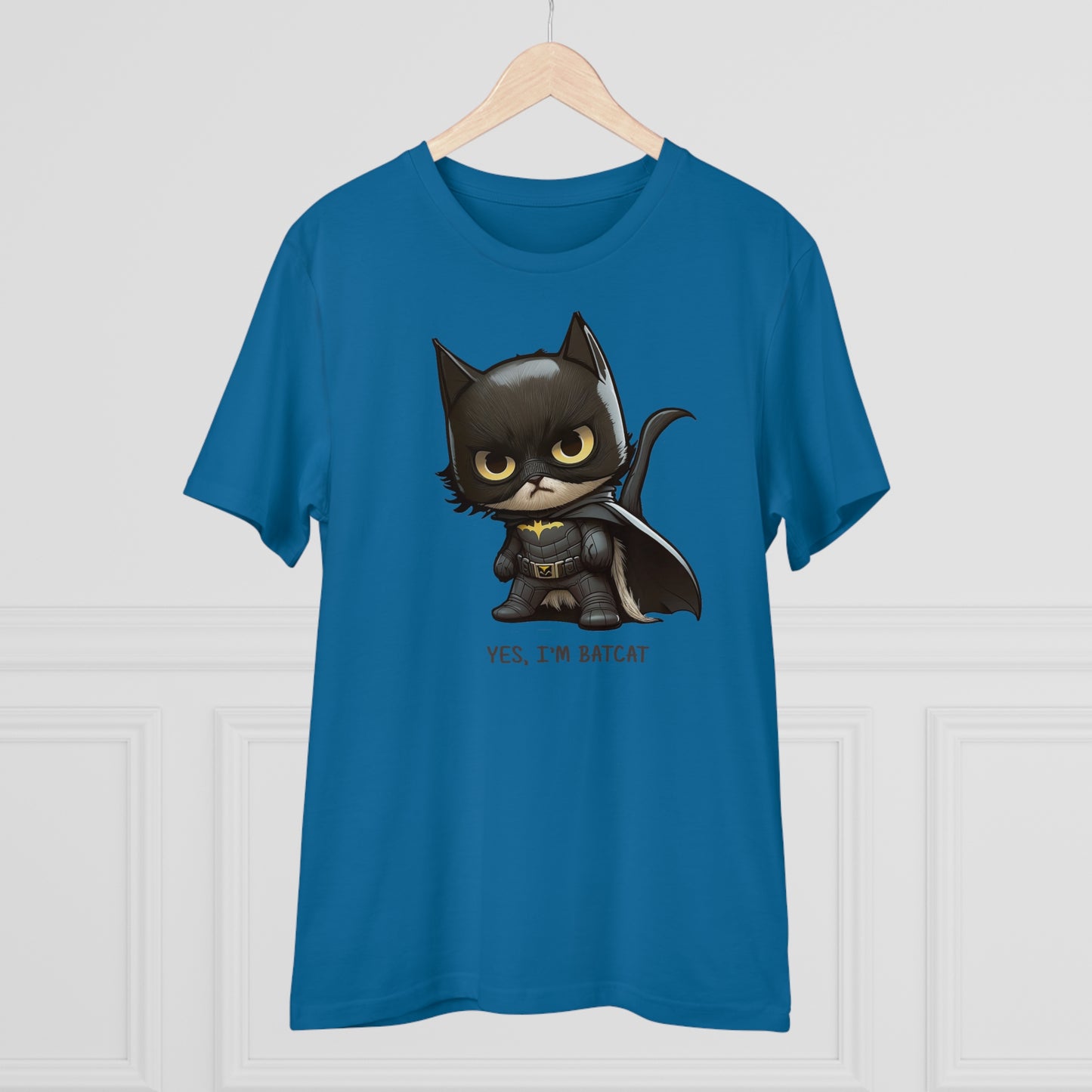 Yes, I'm Batcat, Unisex Eco-Friendly T-Shirt - Make a Playful and Sustainable Fashion Statement