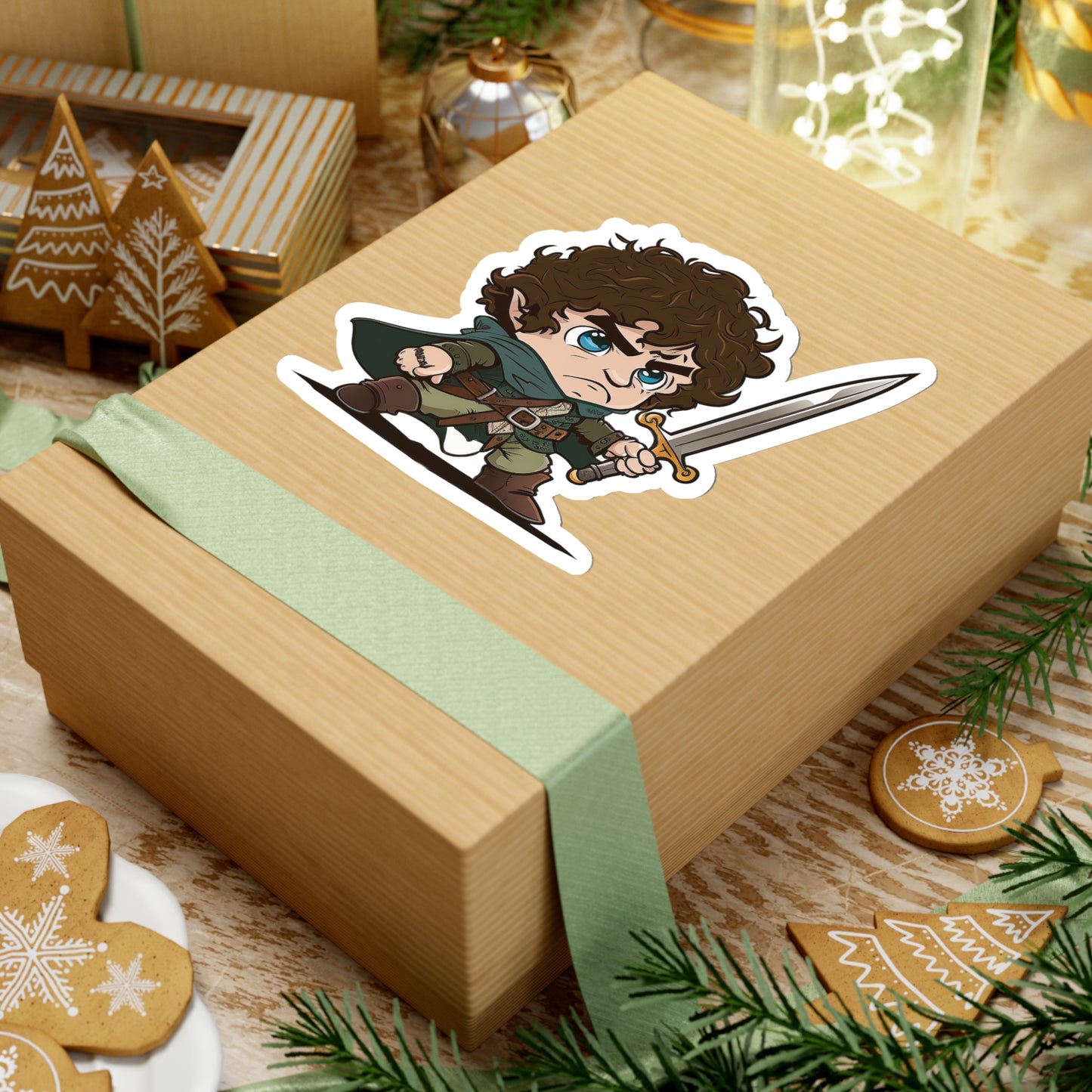 Frodo Sticker - Add Some Adorable and Powerful Style to Your Tech - Lord of the Rings