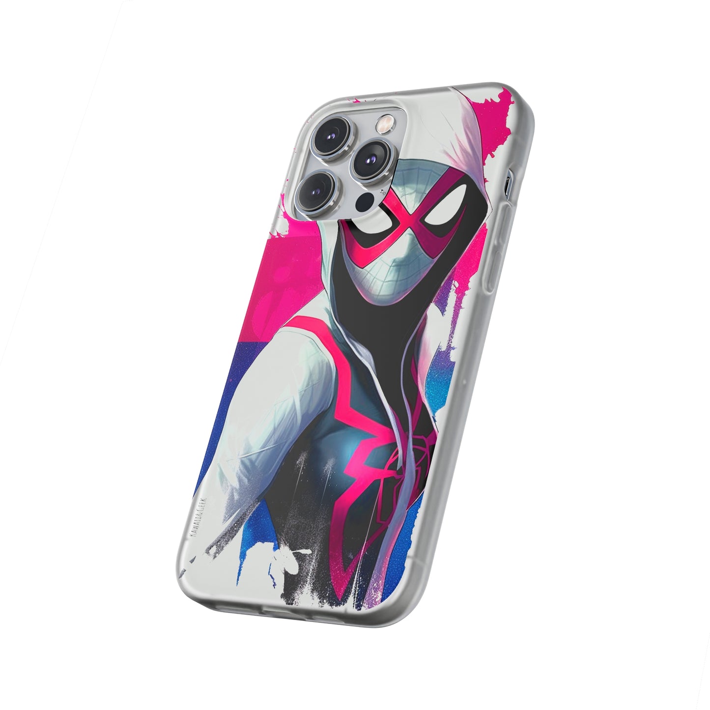 Spider Gwen in Flexi Phone Case - Add Some Colorful and Heroic Style to Your Phone