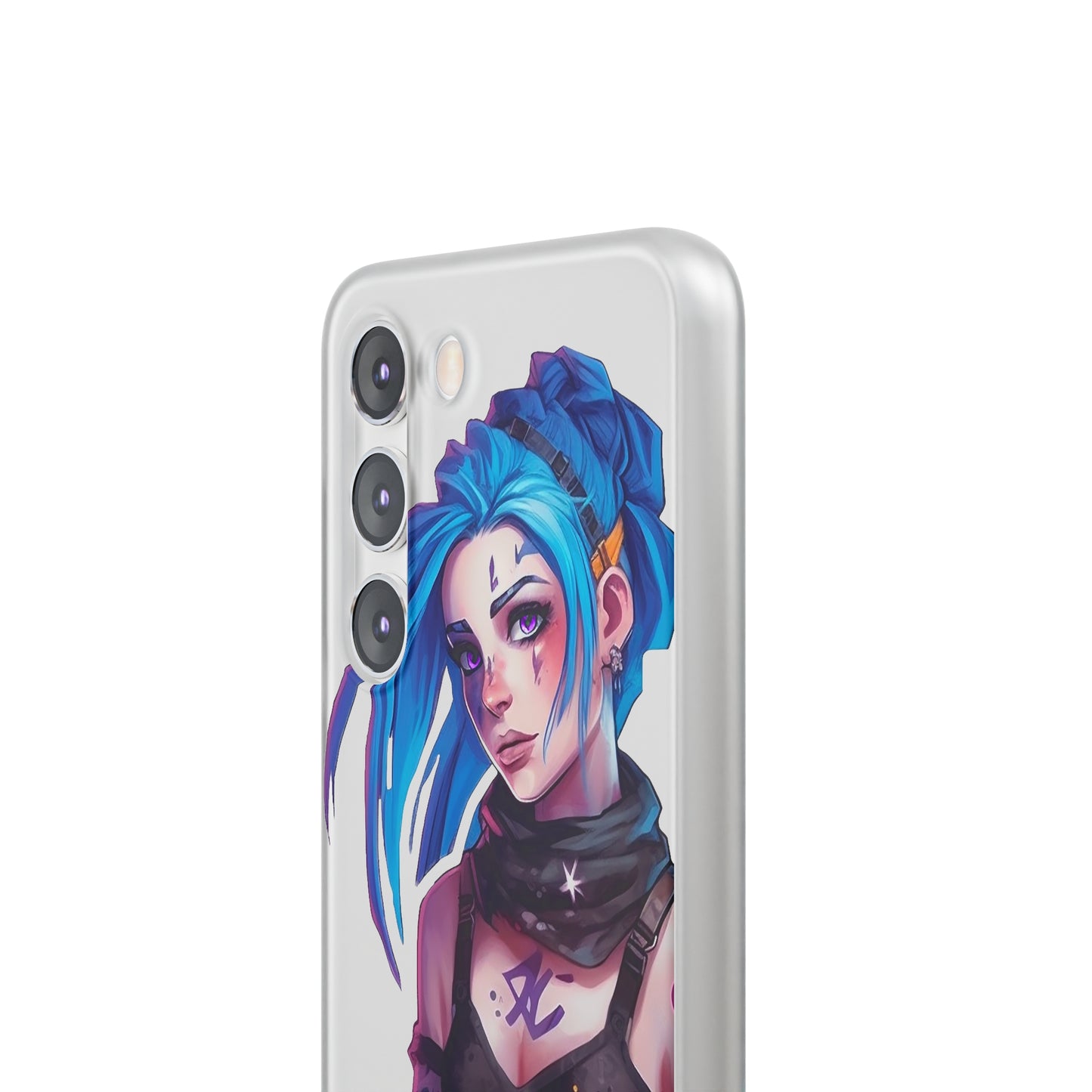 Jinx for Arcane / League of Legends Flexi Phone Case - Add Some Colorful and Gaming Style to Your Phone