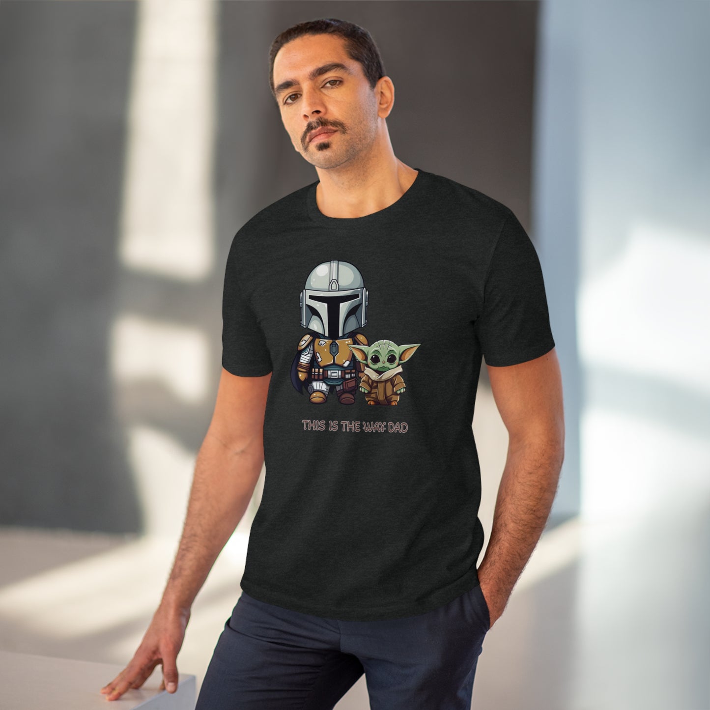 Mandalorian and Baby Yoda T-Shirt - This is the Dad - Celebrate Father's Day in Style and Sustainability - Star Wars