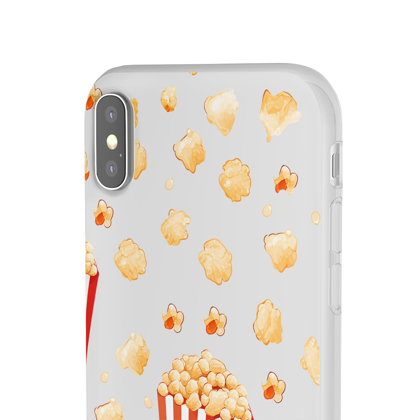 Popcorn Transparent Flexi Phone Case