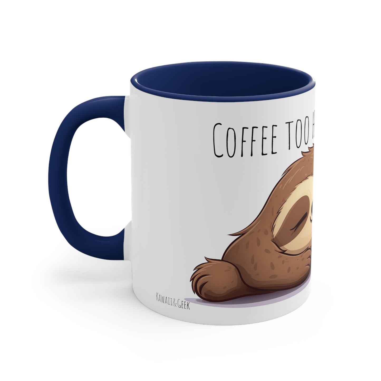 Cute Sloth Mug: Hot Coffee and Relaxation