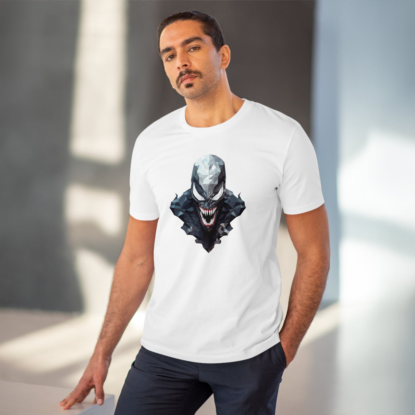 Venom Polygonal T-Shirt - Unleash the Symbiote Power